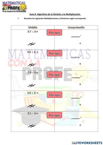 Algoritmo de la división