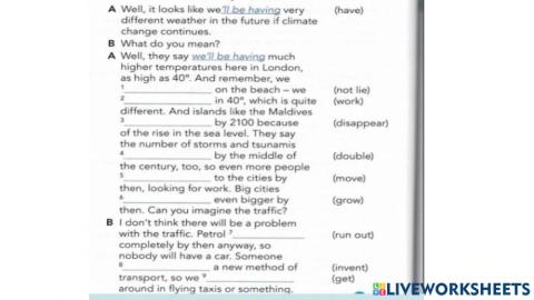 Future Perfect and Continuous