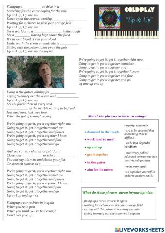 Coldplay - Up and Up