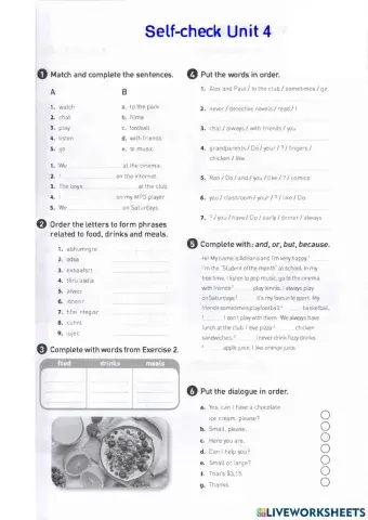 Unit 4 self check 2º