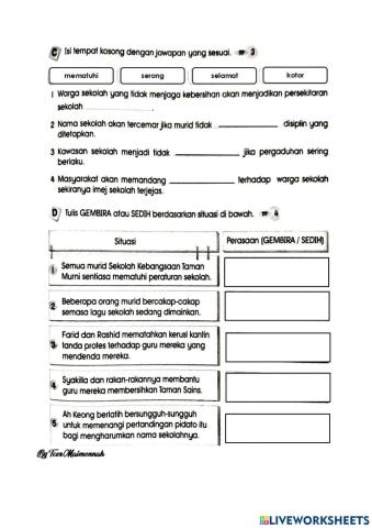 Unit 7 sekolah kebanggaanku