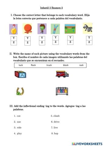 Phonics 2 Exam 2
