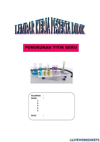 Penurunan Titik Beku