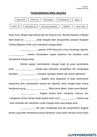 PENGORBANAN WIRA NEGARA