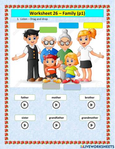 Worksheet 26 - Family
