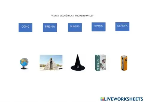 Figuras geométricas tridimensionales