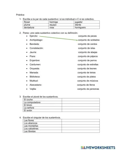 Clases de sustantivos