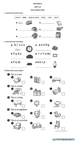 Kid's box 2 unit 2-3