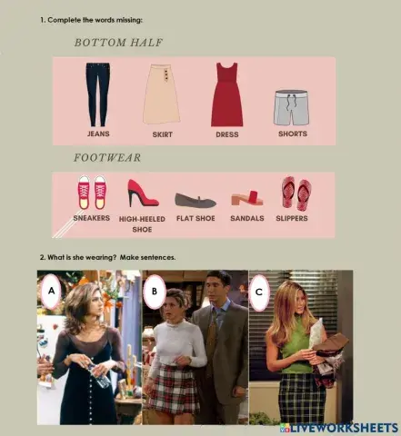 Fashion vocabulary II