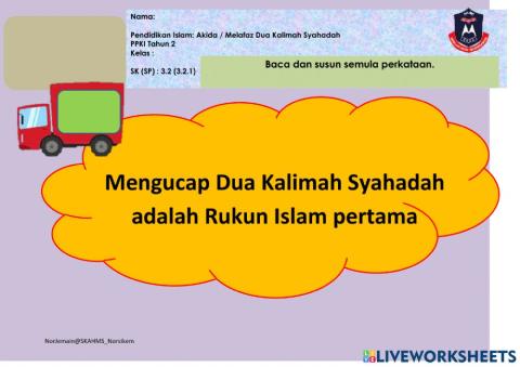 Melafaz Dua Kalimah Syahadah