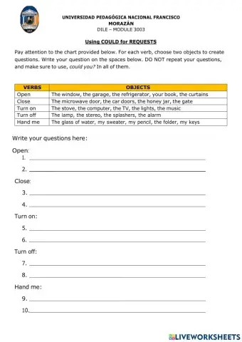 Using Could for request