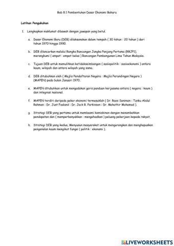 B8T5 Membina Kemakmuran Negara