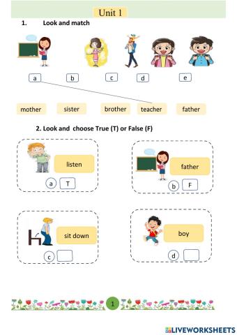 Smart Start - Grade 1 - Unit 1