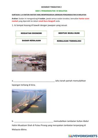 Geografi tingkatan 2