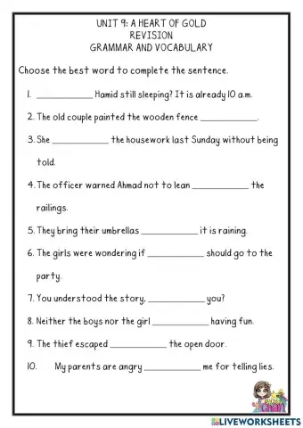 Grammar & Vocabulary