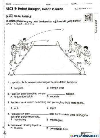 Unit 5: HEBAT BALINGAN, HEBAT PUKULAN