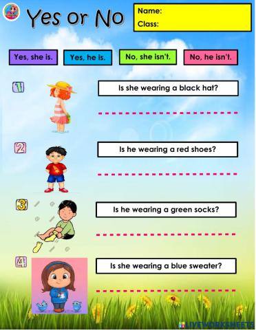 Unit 7:Get Dressed! Yes or No