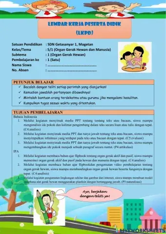 Soal Tema 1 Subtema 1 Pb 1