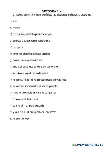 Ortografía 1
