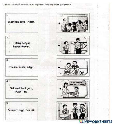 Modul Pendidikan Moral Tahun 2 muka surat 4