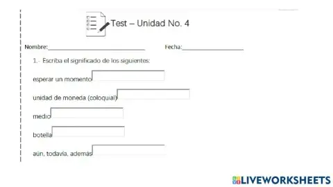 Libro wo xuexi hanyu 1 UNIDAD 4