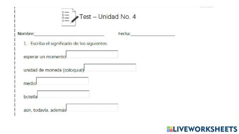 Libro wo xuexi hanyu 1 UNIDAD 4