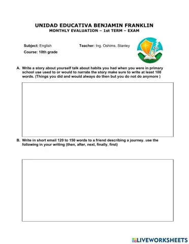 10th graders english