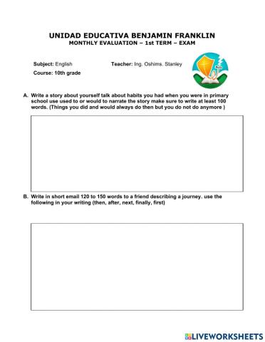 10th graders english