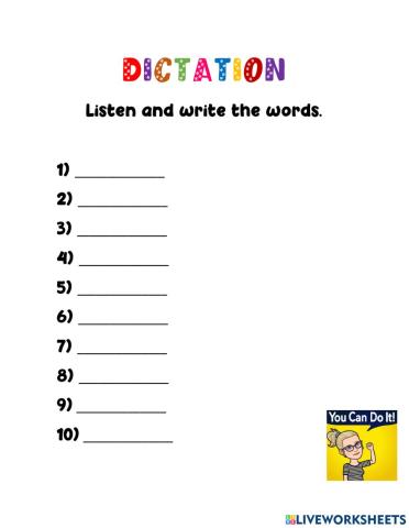 Dictation