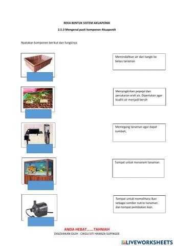 2.5.3 komponen akuaponik
