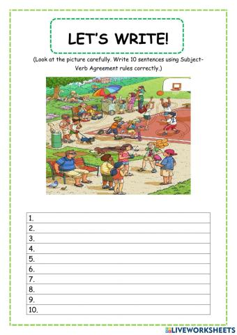 WORKSHEET 2 (Let's Write!)