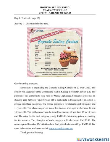 Unit 9 Heart Of Gold