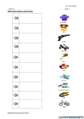 Super Minds Y1 - Let's play with toys