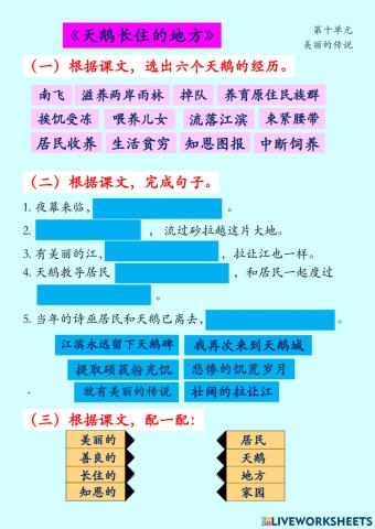 《天鹅长住的地方》