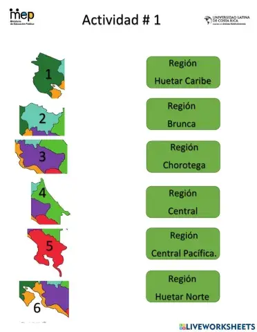 Regiones Socioeconómicas CR