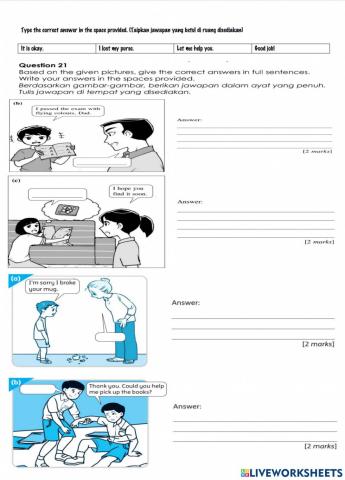 Paper 1 question 21 vol.2