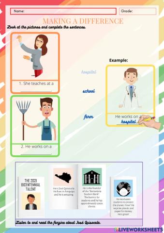 Exp 4 A1Activity 4 Making a Diffrence