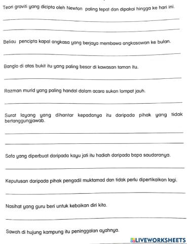 Tahun 6 KATA PEMERI MS35