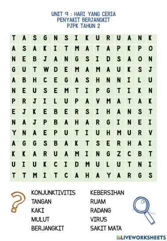 Penyakit berjangkit tahun 2