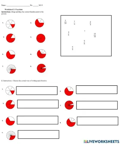 Unit 2 : Introduction to fractions