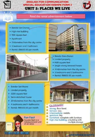 Rental Advertisement