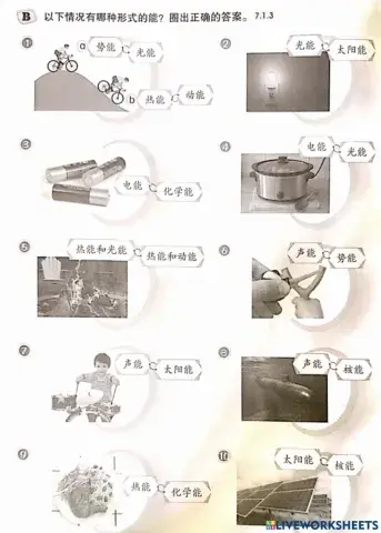 四年级科学：能的形式