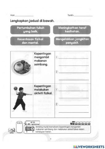 Hidup aktif badan sihat