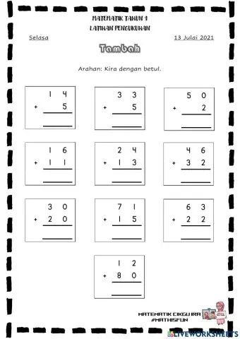 Matematik Tahun 1