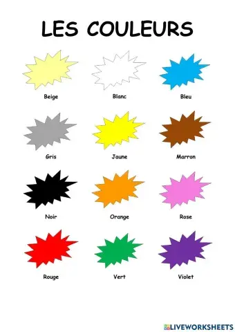 Les couleurs