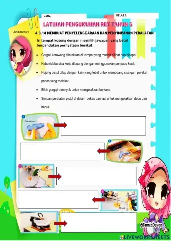 Rbt tahun 6-Penyelenggaraan dan Penyimpanan Alatan