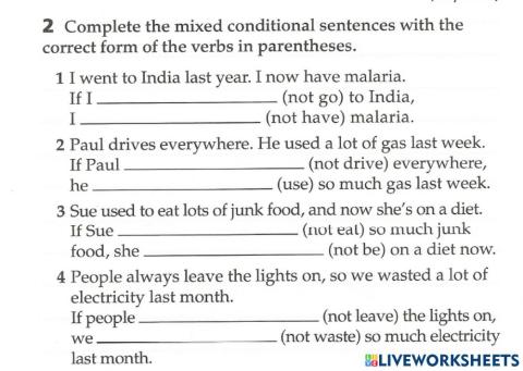 PCA 04 - Mixed Conditionals
