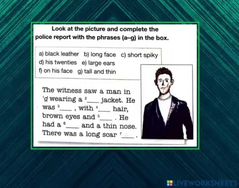 Physical appearance voabulary