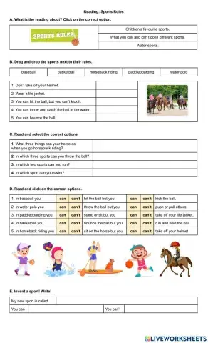 Reading: Sports Rules