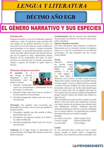 Género Narrativo